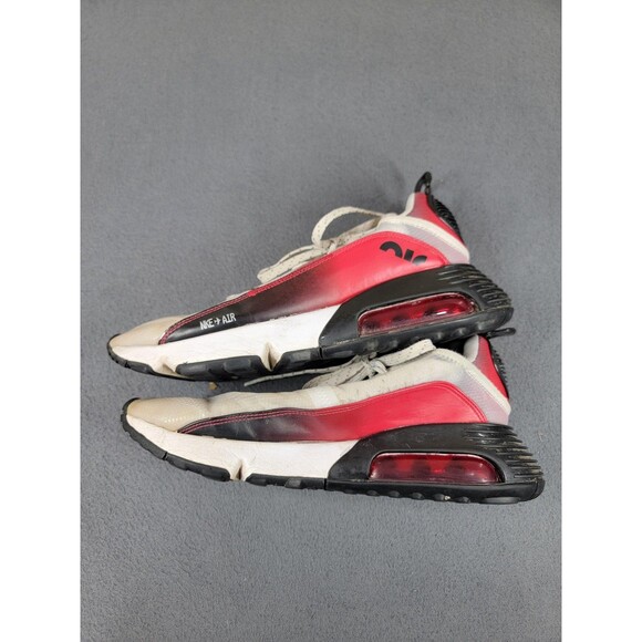 Nike Air Max 2090 Shoes Mens Size 9.5‎ White Red Black CZ8127-100 Sneakers Air main image 5